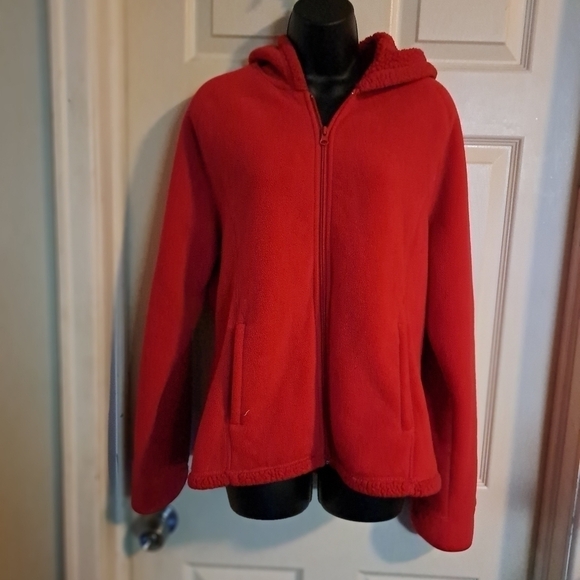 Faded Glory sherpa lined jacket size large - Picture 1 of 3